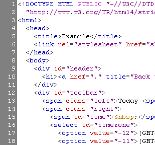 html代码